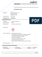 Advion® Cockroach Gel Bait: Safety Data Sheet