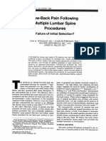 Low Back Pain Following Multiple Lumbar Spine.8 PDF