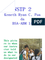 NSTP 2: Keneth Ryan C. Pua Da Bsa-Abm 1A