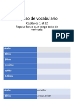 Vocabulario Repaso 22 Capítulos PDF