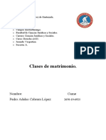 clases de matrimonio