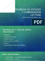 Técnicas de Estudio