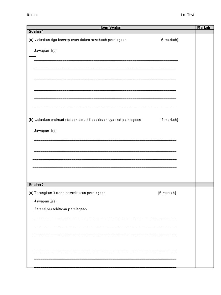 Soalan Test f5 | PDF