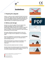 Installation Guidelines: 1. Preparing The Subgrade