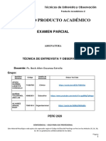 Grupo Pa2 Tecnica de Entrevista y Observación PDF