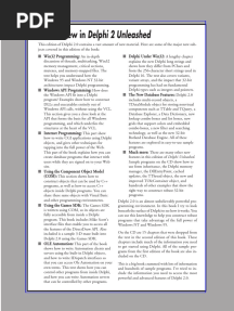 DELPHI 2 Unleashed PDF
