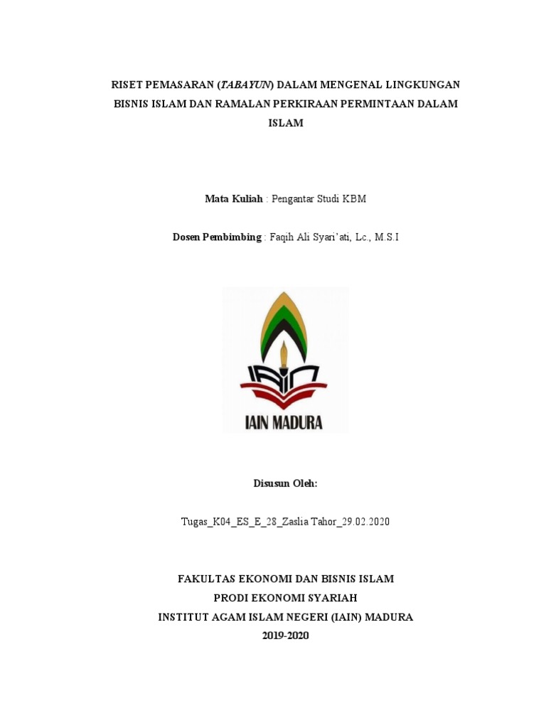 Tugas K04 Es E 28 Zaslia Tahor 29 02 2020 Pdf