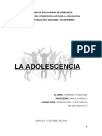 Adolescencia-cambios