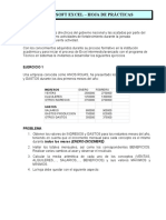 Excel-Hoja de prácticas para técnico en sistemas