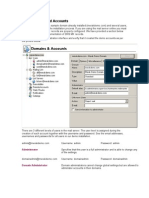 Demo Domain and Accounts: Administrator