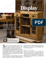 Arts and Crafts Display Cabinet