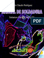 Manual de Soldadura Electrica, 1° ED.- Pedro Claudio Rodriguez