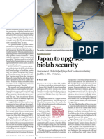 Japan To Upgrade Biolab Security: in Focus