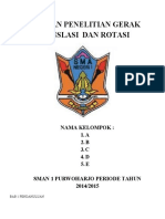 Laporan Penelitian Gerak Translasi Dan Rotasi