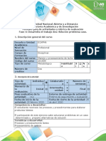 Guía de Actividades y Rúbrica de Evaluación - Fase 4 - Desarrolla El Trabajo Dos Solucion Problema Caso