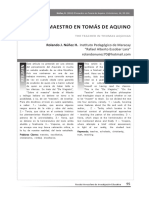 El Maestro en Tomas de Aquino Rolando Nuñez PDF