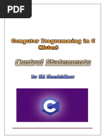 C Programming Control Statements Notes