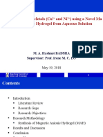 Removal of Heavy Metals (Cu and Ni) Using A Novel Ma Gnetic Anionic Hydrogel From Aqueous Solution