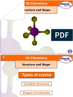 2.3 Shapes of Molecules and Ions - As Level