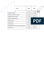 Diagrama de Gantt Terminado