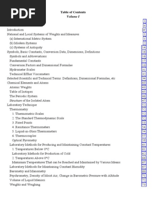 International Critical Tables Of Numerical Data Physics Chemistry And Technology 1st Electronic Edition Cement Glasses