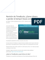 Revisión de TimeBucks_ ¿Ganar dinero o perder el tiempo_ (Guía completa).pdf