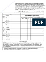 Pre-Flight Pilot Checklist Report Weather Conditions Aloft: Civil Aircraft Pilots