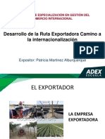 Desarrollo de La Ruta Exportadora PDF