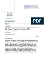 Physiology, Parathyroid Hormone (PTH) : Statpearls (Internet)