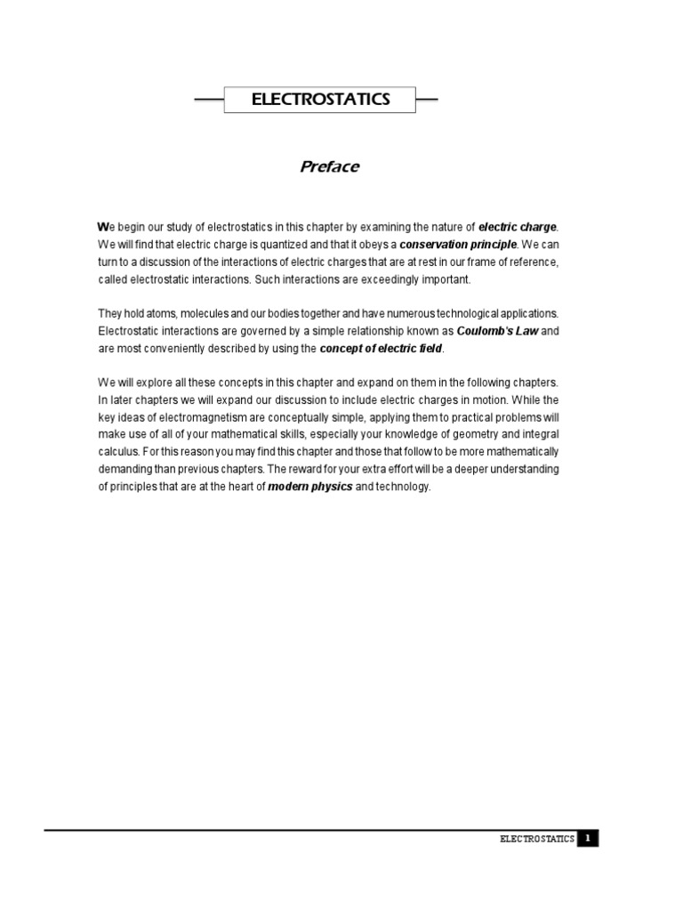 Electro | PDF | Electric Charge | Electrostatics