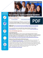Division of Instruction - September Instructional Update