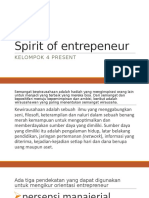 Kelompok 4 Spirit of Entrepreneurship