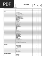 BAS Point Schedule