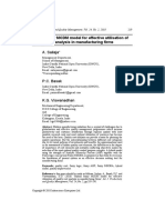 2018 - Hybrid Fuzzy MCDM Model For Effective Utilisation of CoQ Analysis in MFG Firm PDF