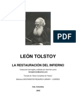Tolstoi - La Restauracion Del Infierno