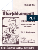 Der Marschkompaß und sein Gebrauch(Wehrmacht-Lehrschrift von Oberleutnant Dembowski)