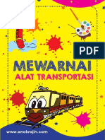 Buku Mewarnai Gambar Alat Transportasi