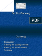 Facility Planning - Introduction & Objectives