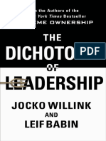 The Dichotomy of Leadership - Balancing The Challenges of Extreme Ownership To Lead and Win