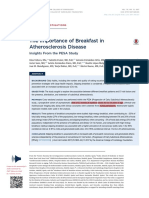(2017) - The Importance of Breakfast in Atherosclerosis Disease. Journal of The American College of Cardiology