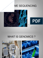 Genome Sequencing: BY:-Anitha.Y 14KUST4002