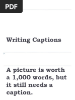 English - Writing Caption