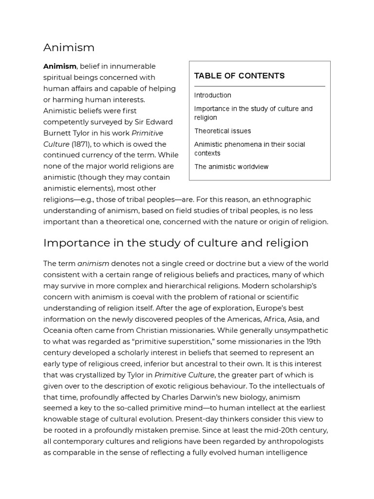 Animism 3 | PDF | Supernatural | Shamanism
