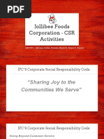 JFC CSR Activities