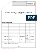 Guideline-Estimation of Cables