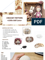 Crochet Pattern Little Doll Lora : Author: @maria - Kostychenko