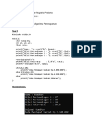 Nama: Ramdhan Nugraha Pratama NIM: 1197050111 Kelas: Teori B Mata Kuliah: Praktek Algoritma Pemrograman