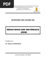 Polycopié - Djamel OUZANDJA - Résistance Des Matériauxs PDF