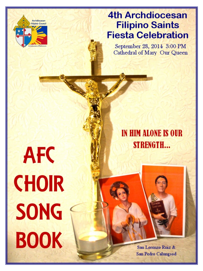 AfC Choir Song Book 2014 PDF PDF