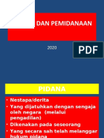 Pidana Dan Pemidanaan 2020